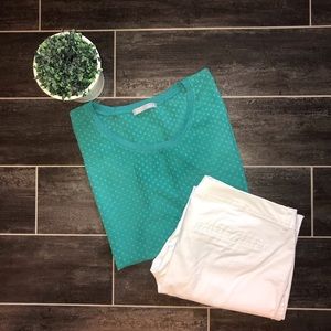 Olivia Moon sheer top